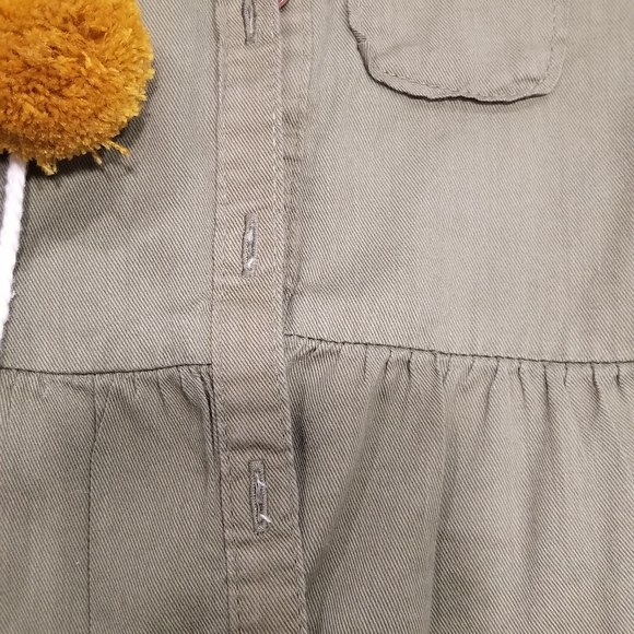 Carters army green dress. - Picture 3 of 3